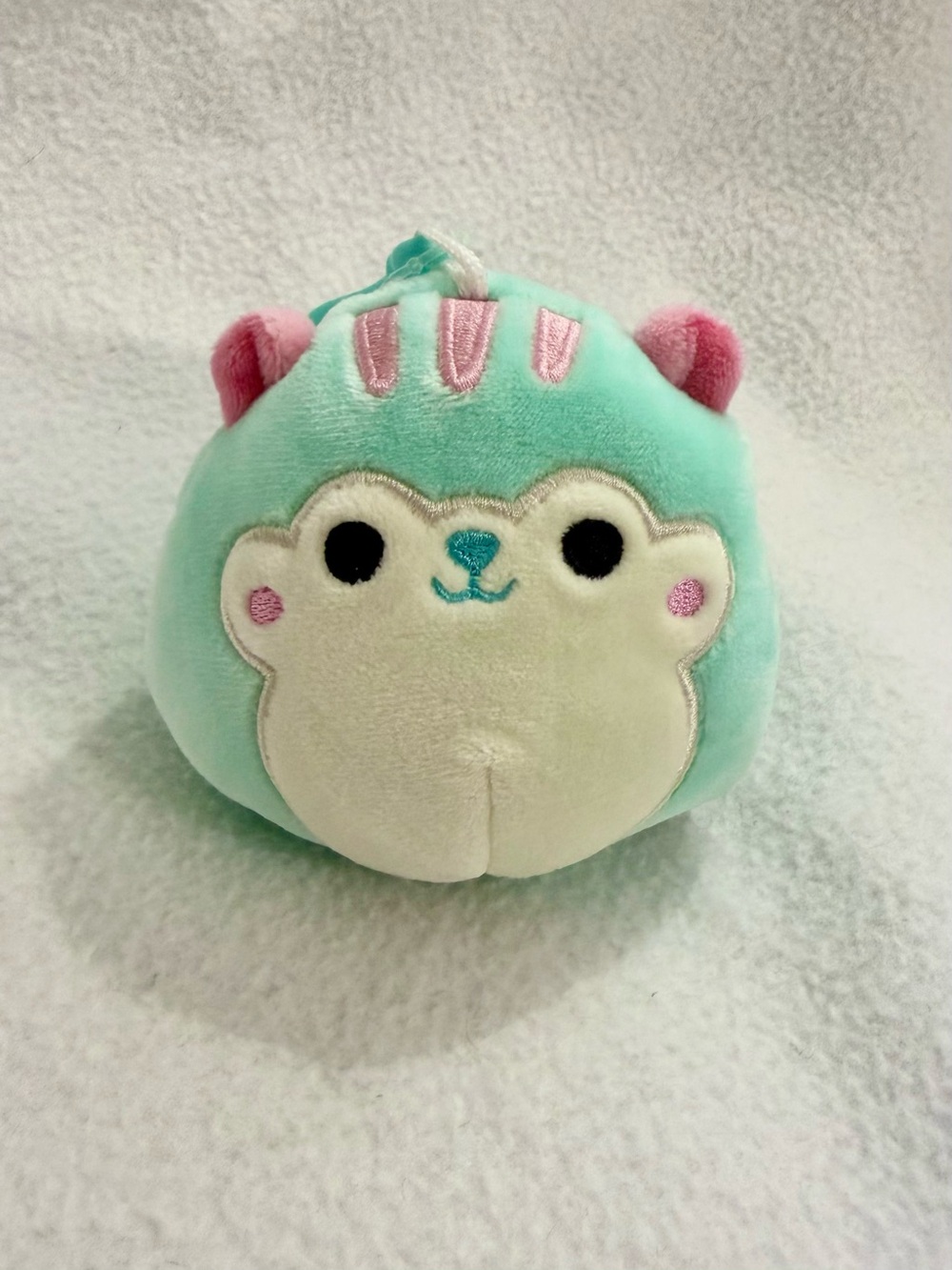 Squishmallows Serene 3.5” Clip Squirrel Plushie Bag Charm KellyToy NWT